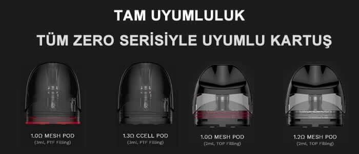Vaporesso Zero 2 Kartuş Çeşitleri